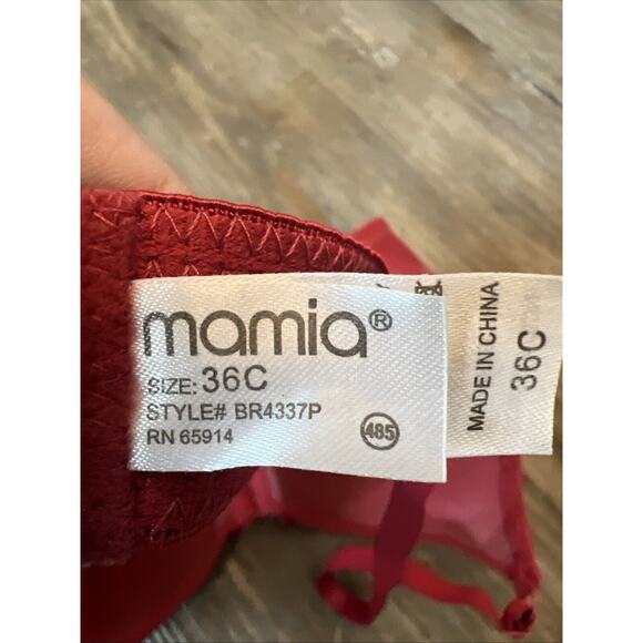 Mamia Lingerie Underwire Lined T-shirt Bra NWT Size 36C Style BR4337P - Picture 6 of 7